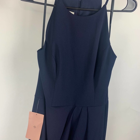 BHLDN Marceau Dress Navy Size 4 - Picture 3 of 9